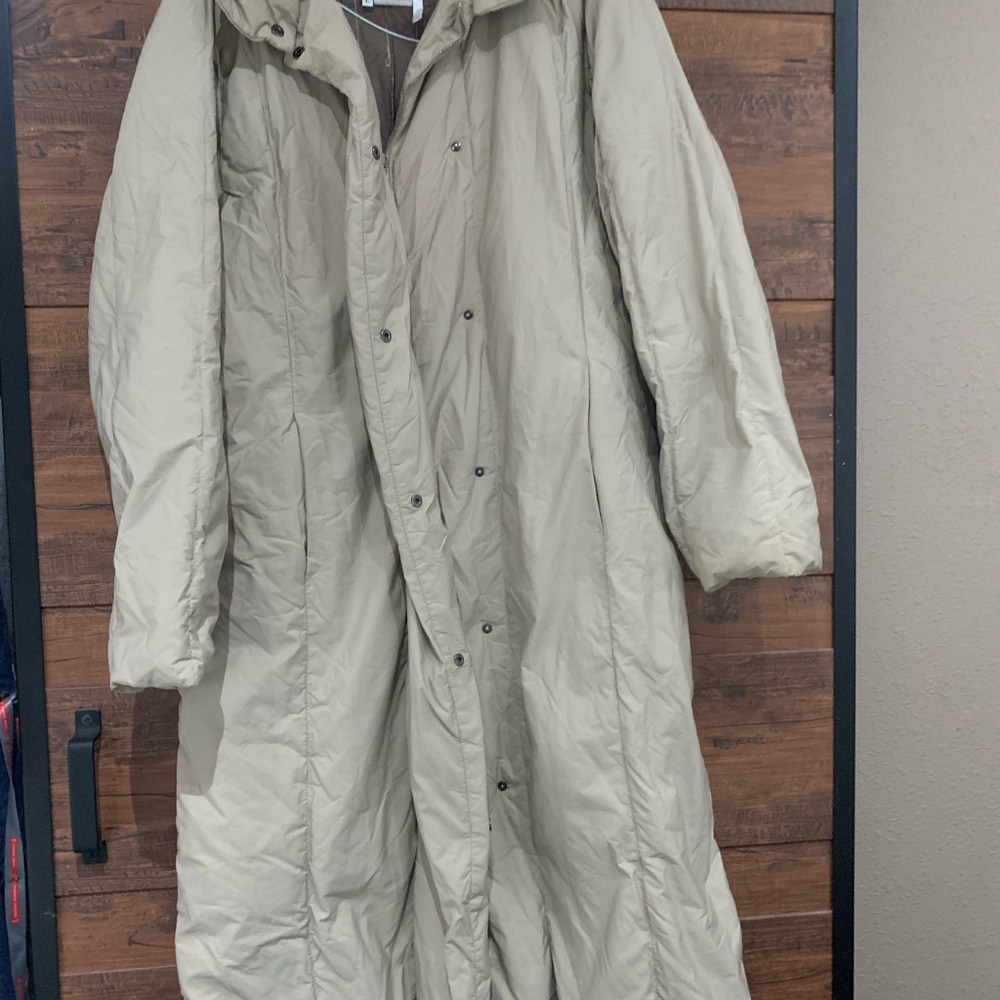 Puffer jacket Salvatore Ferragamo khaki